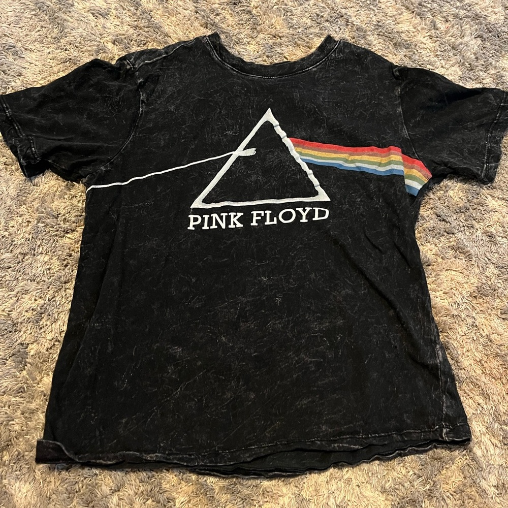 Pink Floyd Kids Tee with Prism Design - Black and Multicolor